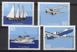 Azores 1991 Mi 421-424 MNH  (ZE1 AZR421-424) - Vliegtuigen