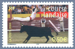 Timbre De 2004 - Portraits De Régions N° 3 - La France à Vivre - Course Landaise - N° 3653 - Unused Stamps