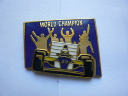 Pin S EBC 92 AUTOMOBILE FORMULE 1WORLD CHAMPION ELF DOUBLE MOULE - F1