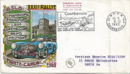 ENVELOPPE RALLYE DE MONTE CARLO 1962 - Collections