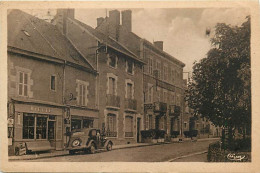 - Creuse -ref-A599- Dun Le Palleteau - Rue De L Hôpital Hospice - Magasin Miette - Pompes Essence - Hôtel à Joly - - Dun Le Palestel