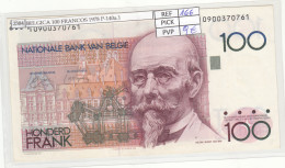 BILLETE BELGICA 100 FRANCOS 1978 P-140a.1 - Altri – Europa