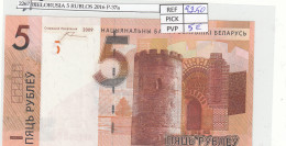 BILLETE BIELORUSIA 5 RUBLOS 2016 P-37a - Otros – Europa