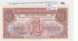 BILLETE BRITISH A. F. 1 POUND 3º SERIE P-M29  - Altri – Europa