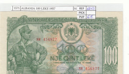 BILLETE ALBANIA 100 LEKE 1957 P-30a  - Sonstige – Europa