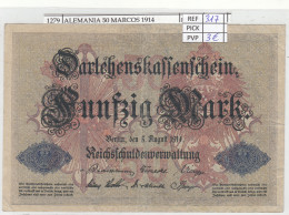 BILLETE ALEMANIA 50 MARCOS 1914 P-49bn  - Altri – Europa