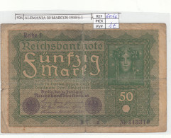 BILLETE ALEMANIA 50 MARCOS 1919 P-66/1 - Other - Europe