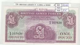 BILLETE BRITISH A.F 1LIBRA 4 SERIE 1962 P-M36a - Andere - Europa