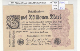 BILLETE ALEMANIA 2 MILLONES MARCOS 1923 P-104a.1 - Other - Europe