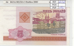 BILLETE BIELORUSIA 5 RUBLOS 2000 P-22 - Otros – Europa