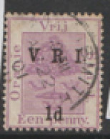 Orange Free State  1900 SG 113  Surcharged  V.R.I.  1d Fine Used - Estado Libre De Orange (1868-1909)