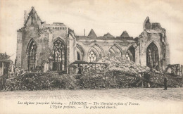 PERONNE : LES REGIONS FRANCAISES LIBEREES - L'EGLISE PROFANEE - Peronne