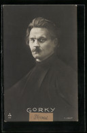 AK Maxim Gorki, Portrait Des Jungen Dichters  - Schrijvers