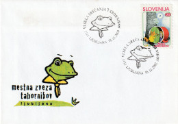 SCOUT SLOVENIA 2002 FDC SPECIAL CANCEL LUBIANA - Slovénie