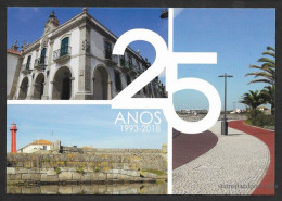 Portugal Entier Postal 2018 Esposende 25 Ans De Ville Phare Stationery Esposende 25 Years City Lighthouse - Fari