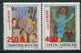 YUGOSLAVIA 1987 Joy Of Europe Children's Meeting. MNH / **.  Michel 2241-42 - Unused Stamps