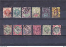 GB 1887 VICTORIA Yvert 91-100 + 103-104 Oblitéré, Used Cote : 305 Euros - Used Stamps