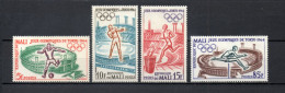 MALI  N° 63 à 66   NEUFS SANS CHARNIERE  COTE 5.00€    JEUX OLYMPIQUES TOKYO SPORT - Malí (1959-...)