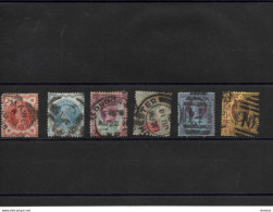 GB 1887 VICTORIA Yvert 91-96 Oblitéré, Used Cote : 30 Euros - Used Stamps