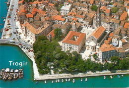 Navigation Sailing Vessels & Boats Themed Postcard Trogir Harbour Aerial - Voiliers