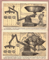 Cartolina Doppia Ozio = Miseria - Lavoro = Ricchezza Prestito Nazionale Prima Guerra - 1900-1949