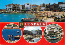 Navigation Sailing Vessels & Boats Themed Postcard L'Escala - Sailing Vessels