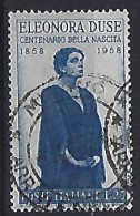 Italy 1958  Eleonora Duse  (o) Mi.1026 - 1946-60: Usados