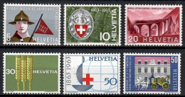 Switzerland 1963 Mi 768-773 MNH  (ZE1 SWT768-773) - Andere