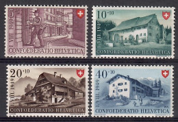 Switzerland 1949 Mi 525-528 Mh - Mint Hinged  (PZE1 SWT525-528) - Autres