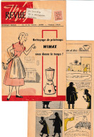 7 Revues Pub. " WIM " Appareil électroménager Wimax - Mai à Novembre 1955 N° 17 à 23 - BD , Recette- JAMBES (B375) - Cooking & Wines