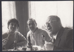 Livigno, Allegria Durante Il Pranzo, 1950 Fotografia Epoca, Vintage Photo - Lugares