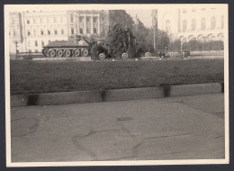 Monumento Carro Armato Con Stella, Luogo Da Identificare, 1950 Foto Epoca - Lugares