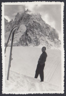 Circondato Da Mare Di Neve In Montagna Da Identificare, 1950 Foto Vintage - Lugares