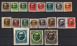 MiNr. 152-170 B    (0704) - Gebraucht