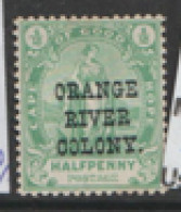 Orange River Colony  1900 SG 133  1/2d  Mounted Mint - Unclassified