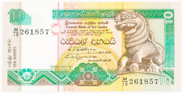 SRI LANKA 10 RUPEES P-102b Singhalese Chinze - Presidential Secretariat Building, Colombo 1992 UNC - Sri Lanka