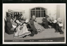 AK Sonneberg /Thür., Neue Spielzeugschau 1935, Das Deutsche Märchen, Schneewittchen Aus Puppen  - Usati