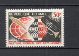 MALI  N° 85  NEUF SANS CHARNIERE  COTE 0.50€    FESTIVAL DES ARTS NEGRES INSTRUMENTS DE MUSIQUE - Malí (1959-...)