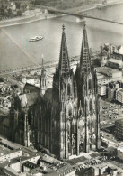 Navigation Sailing Vessels & Boats Themed Postcard Koln Cathedral Aerial - Sailing Vessels