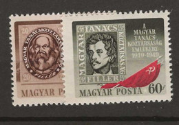 1948 MNH  Hungary Mi 1037-38 Postfris** - Neufs