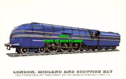 R571401 London Midland And Scottish Rly. Class 7P. No. 6221. Queen Elizabeth. 19 - Autres & Non Classés