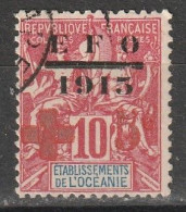 Océanie N° 39 Surcharge Croix Rouge - Used Stamps