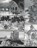 Illustrateur ROBIDA - La Vieux PARIS - Collection De 12 Cartes Postales Avec Pochette - Robida