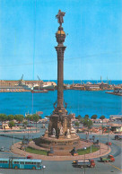 Navigation Sailing Vessels & Boats Themed Postcard Barcelona Columb Monument - Voiliers