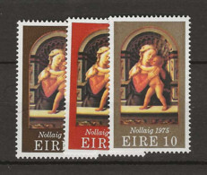 1975 MNH Ireland Mi 333-35 Postfris** - Unused Stamps