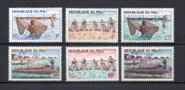 MALI  N° 90 à 95   NEUFS SANS CHARNIERE  COTE 6.00€    PECHE BATEAUX POISSON ANIMAUX FAUNE - Mali (1959-...)