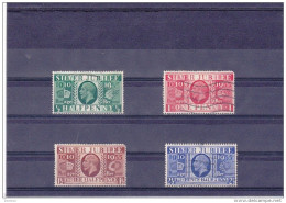 GB 1935 JUBILE Yvert  201-204 Oblitéré, Used Cote : 12 Euro - Gebraucht