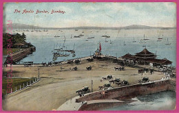 Ag3837  - INDIA - VINTAGE POSTCARD - 1907 - Bombay, The Apollo Bunder - India