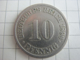 Germany 10 Pfennig 1896 A - 10 Pfennig