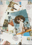 Pope John Paul II - World Travels. 50 Covers/cards. Postal Weight Approx 249 Gramms. Please Read Sales Con - Popes